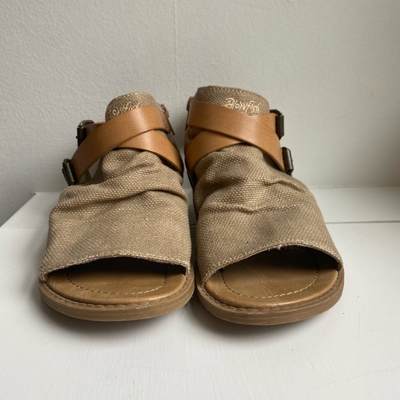 blowfish tan sandals size 6 - Picture 1 of 4